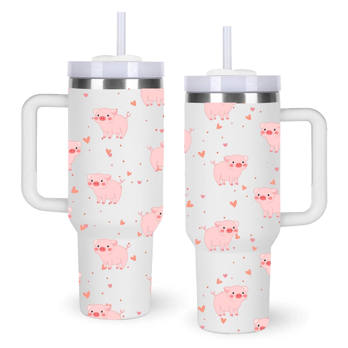momocici 40oz Giraffe Tumbler with Handle Gifts for Women.Giraffe Lover Cups Tumbler Gifts for Women.40 oz Birthday Christmas Giraffe Cup Tumblers for Giraffes Lover.