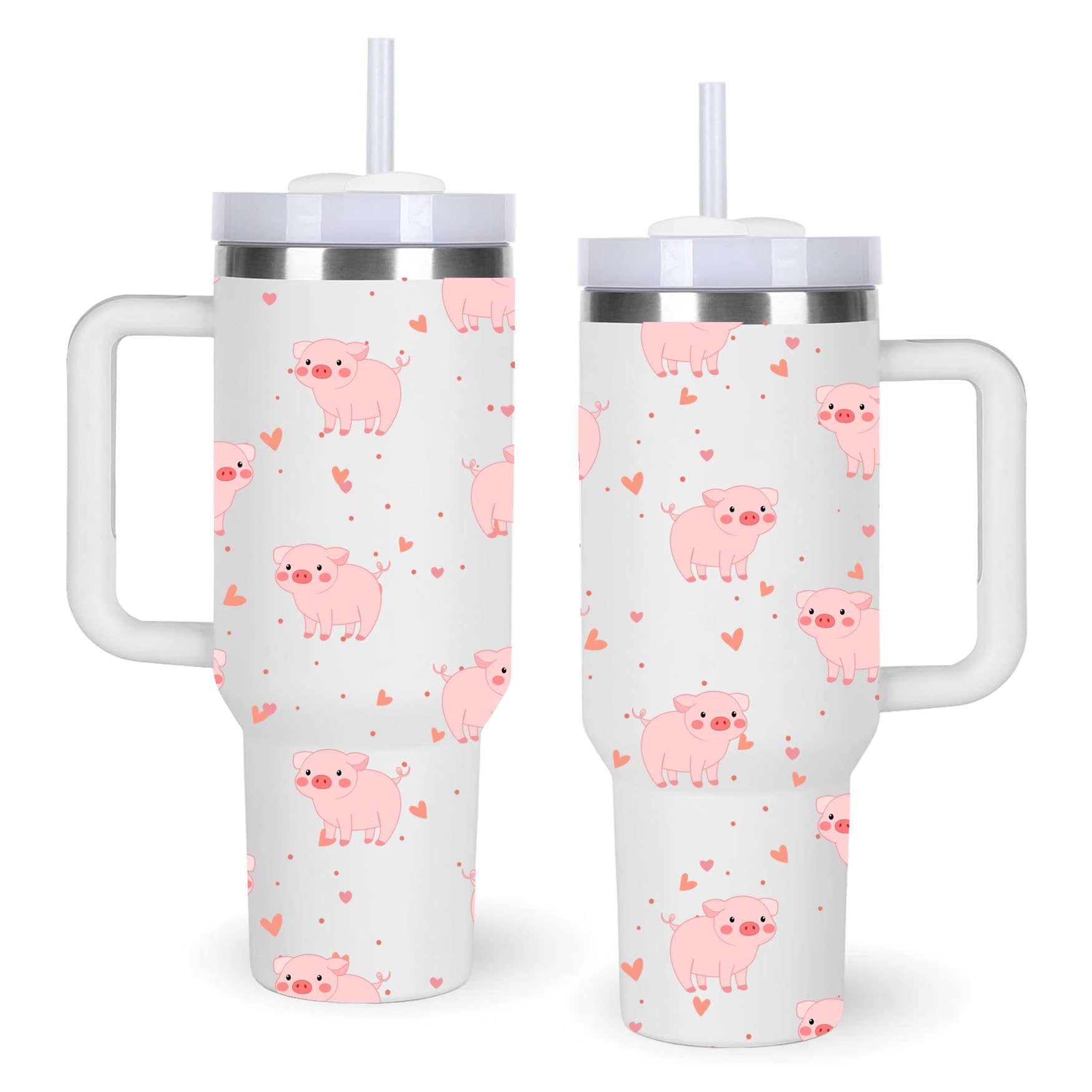momocici 40oz Highland Cows Tumbler with Handle Gifts for Women.Highland Cow Lover Cups Tumbler Gifts for Women.40 oz Birthday Christmas Highland Cow Cup Tumblers for Highland Cows Lover.