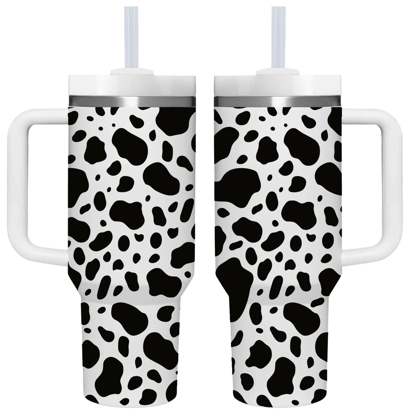 AMZUShome 40 OZ Paw Tumbler with Handle.Dog Cat Lover Paw Gifts.Unique Birthday Christmas Gifts for Dog Cat Paws Lover.Personalized 40 OZ Paws Tumbler Gifts for Women Men.