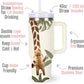momocici 40oz Giraffe Tumbler with Handle Gifts for Women.Giraffe Lover Cups Tumbler Gifts for Women.40 oz Birthday Christmas Giraffe Cup Tumblers for Giraffes Lover.