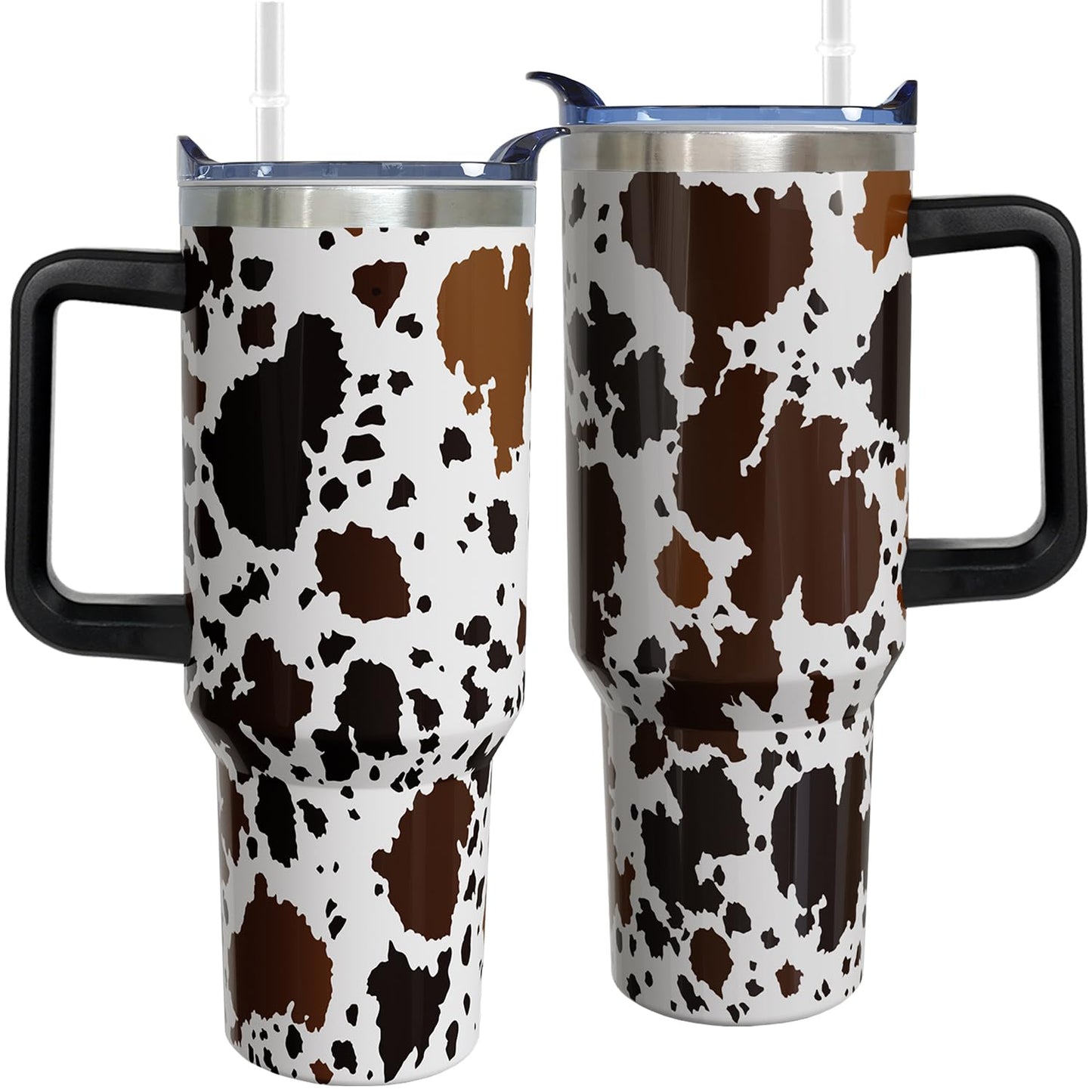 40 oz Corgi Tumbler with Handle Corgi Gifts for Women Insulated Stainless Steel Coffee Cup with Straw Travel Mug with Lid Water Bottle For Kids
