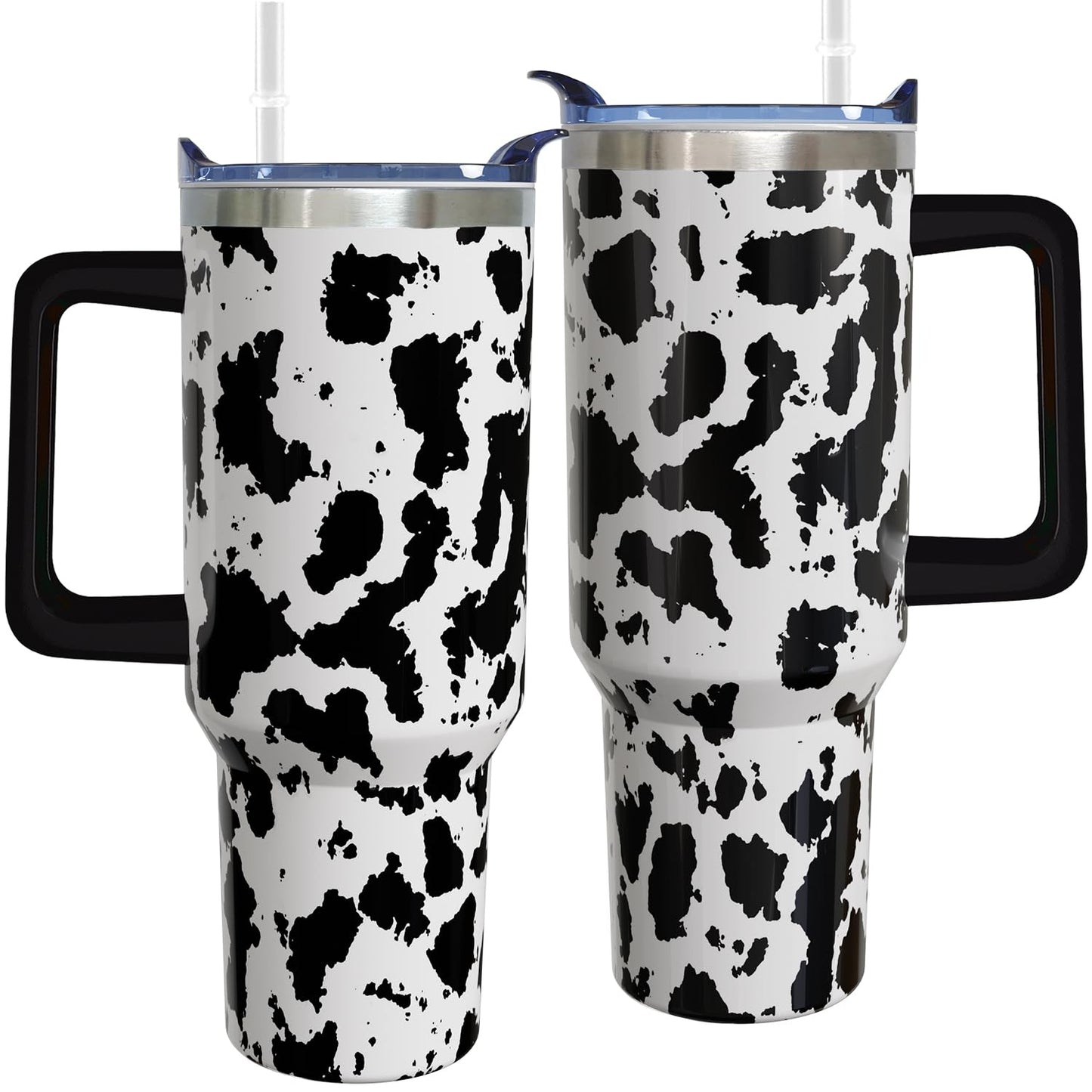 40 oz Corgi Tumbler with Handle Corgi Gifts for Women Insulated Stainless Steel Coffee Cup with Straw Travel Mug with Lid Water Bottle For Kids
