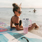 Leopard Tumbler Cheetah Tumbler 40 oz Leopard Print Gifts for Women Cute Cups Coffee Travel Mug with Handle Leak Proof Insulated Cheetah Lover Decor Stuff