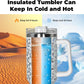 sweet grain 40 oz Tumbler with Handle and Straw, Stainless Steel White Leopard Print Tumbler and Straw Lid, Double Vacuum Cheetah Cup, Keeps Drinks Cold Up to 24 Hours